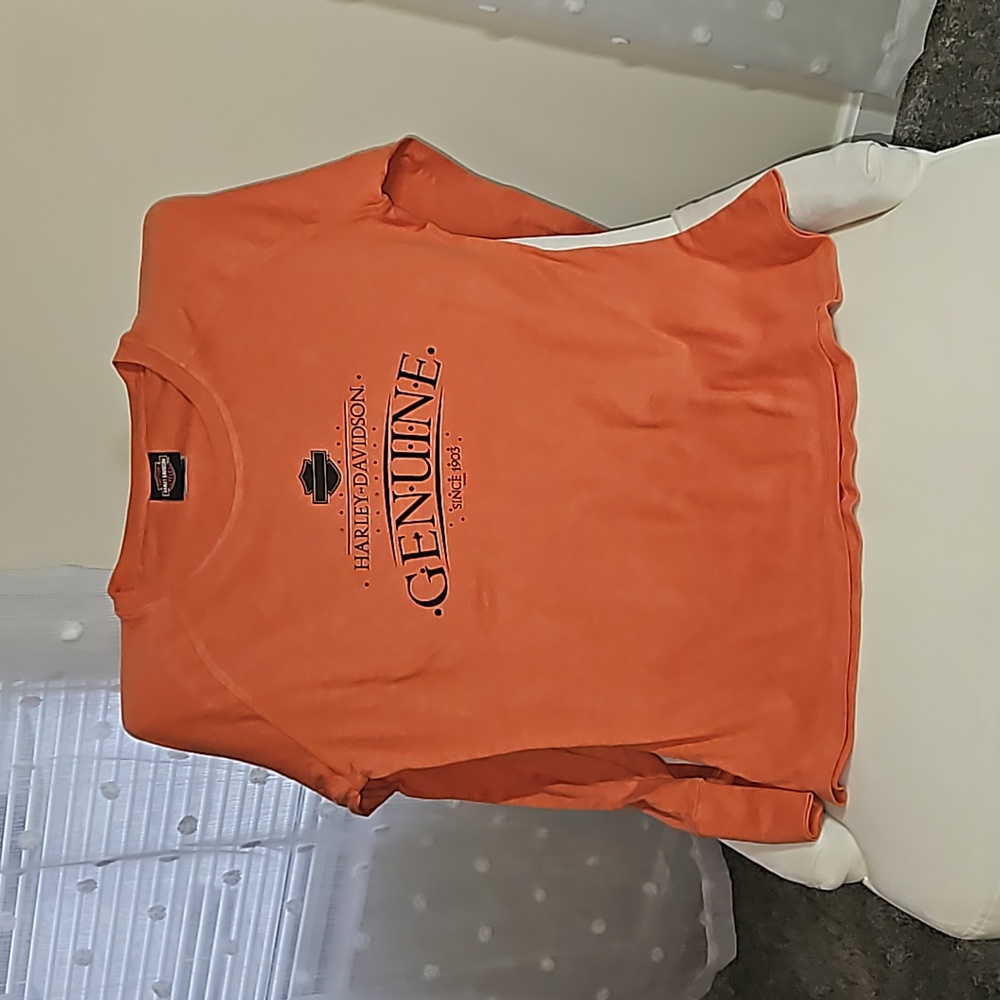 Harley Davidson Longsleeve Shirt with Rhinestones